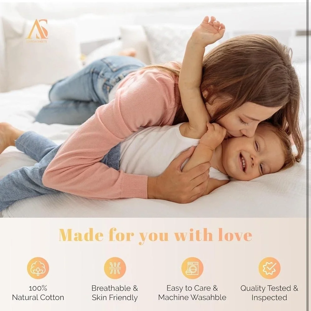 Ashton Sheets King Sheet Set 100% Egyptian Cotton Beige Sateen Cooling Soft
